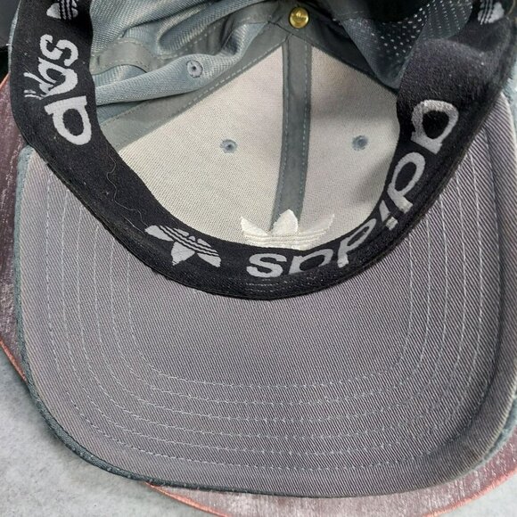 Adidas Gray Mesh Baseball Cap  L/XL  Stretch - Picture 9 of 10